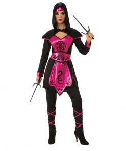 Rubie's Pink Ninja Warrior Costume For Adults