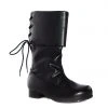Ellie Shoes Inc Pirate Black Adult Ankle Boots 1 Inch Heel For Adults