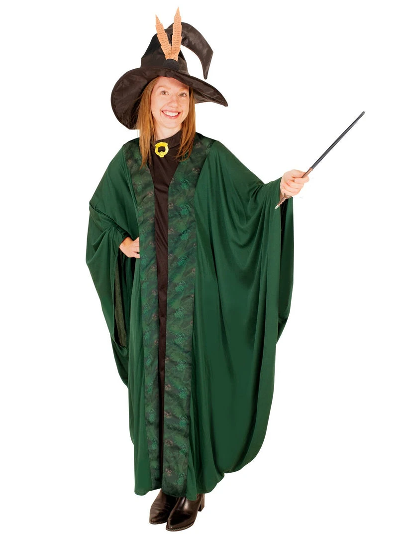 Rubie's Professor McGonagall Robe For Adults - Warner Bros Harry Potter 3 Rubie's Professor McGonagall Robe For Adults - Warner Bros Harry Potter