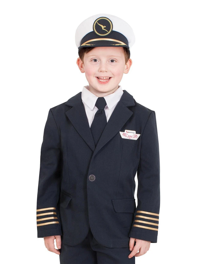 Rubie's Qantas Pilots Hat For Kids - QANTAS 5 Rubie's Qantas Pilots Hat For Kids - QANTAS