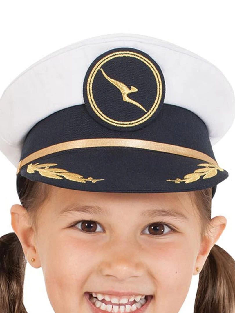 Rubie's Qantas Pilots Hat For Kids - QANTAS 6 Rubie's Qantas Pilots Hat For Kids - QANTAS
