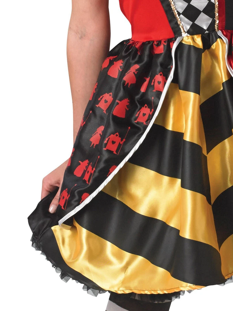 Rubie's Queen Of Hearts Red Costume For Adults - Disney Alice In Wonderland 5 Rubie's Queen Of Hearts Red Costume For Adults - Disney Alice In Wonderland