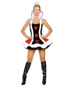 Roma Queen Of Hearts Deluxe Costume For Adults