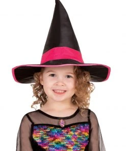 Rubie's Rainbow Colour Magic Witch Deluxe Costume For Kids