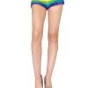 Leg Avenue Rainbow Ruffle Tanga Shorts For Adults