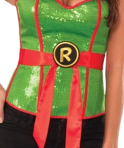 Rubie's Raphael Sequin Corset For Adults - Nickelodeon Teenage Mutant Ninja Turtles