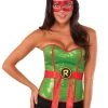 Rubie's Raphael Sequin Corset For Adults - Nickelodeon Teenage Mutant Ninja Turtles