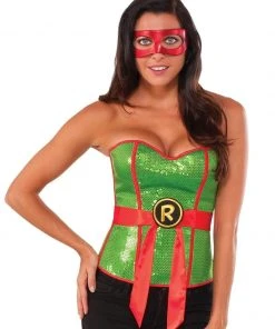 Rubie's Raphael Sequin Corset For Adults - Nickelodeon Teenage Mutant Ninja Turtles