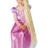 Rubie's Rapunzel Glow In The Dark Wig For Kids - Disney Tangled