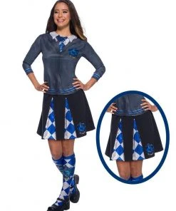 Rubie's Ravenclaw Skirt For Adults - Warner Bros Harry Potter