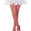 Music Legs Sky Hosiery Inc Red And White Striped Tights For Kids