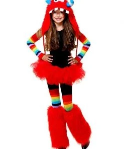 Charades Costumes Red Monster Costume Set For Kids