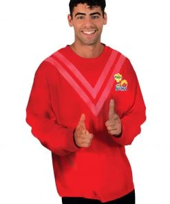 Rubie's Red Simon Wiggle 30th Anniversary Top For Adults - The Wiggles