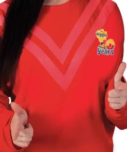 Rubie's Red Simon Wiggle 30th Anniversary Top For Adults - The Wiggles