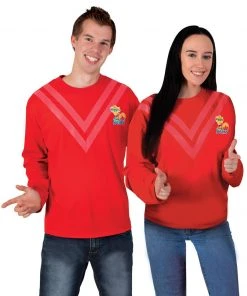 Rubie's Red Simon Wiggle 30th Anniversary Top For Adults - The Wiggles