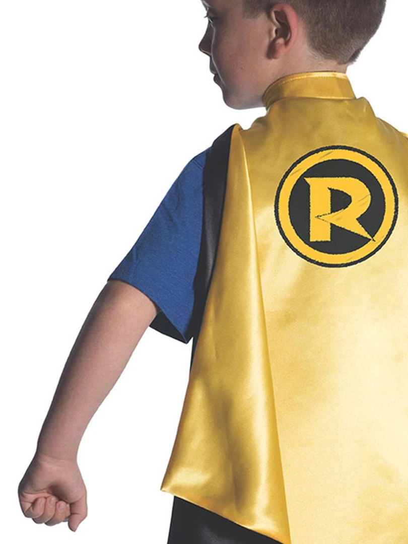 Rubie's Robin Deluxe Cape For Kids - Warner Bros Teen Titans 4 Rubie's Robin Deluxe Cape For Kids - Warner Bros Teen Titans