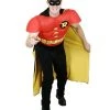 Rubie's Robin Muscle Chest Costume Top For Adults - Warner Bros DC Comics 2 Rubie's Robin Muscle Chest Costume Top For Adults - Warner Bros DC Comics