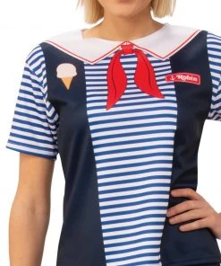 Rubie's Robin 'Scoops Ahoy Uniform' Costume For Adults - Netflix Stranger Things 8 Rubie's Robin 'Scoops Ahoy Uniform' Costume For Adults - Netflix Stranger Things