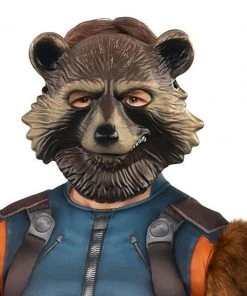 Rubie's Rocket Raccoon Deluxe Costume For Adults - Marvel Avengers Endgame