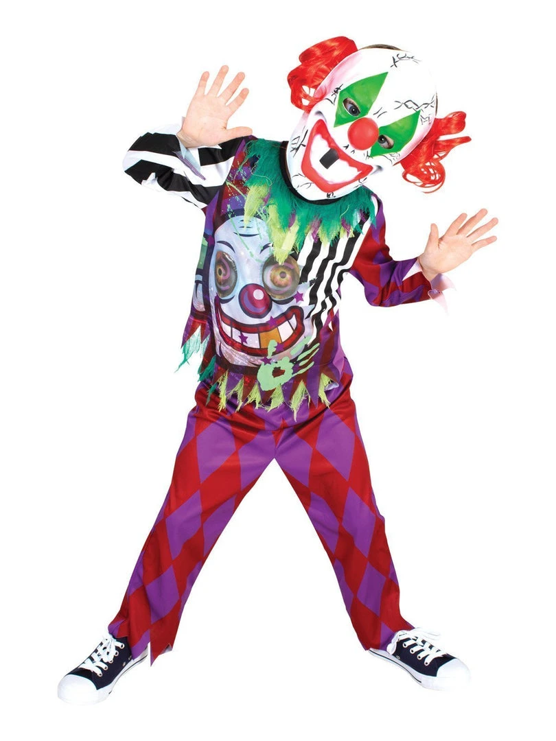 Rubie's Scary Clown Lenticular Costume For Kids 3 Rubie's Scary Clown Lenticular Costume For Kids
