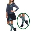 Rubie's Slytherin Costume Socks For Teens & Adults - Warner Bros Harry Potter