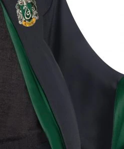 Rubie's Slytherin Deluxe Robe For Adults - Warner Bros Harry Potter 8 Rubie's Slytherin Deluxe Robe For Adults - Warner Bros Harry Potter