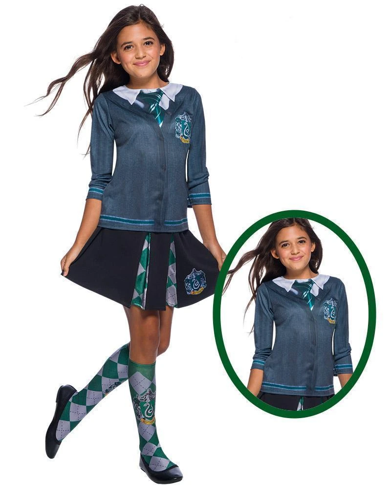 Rubie's Slytherin Top For Kids - Warner Bros Harry Potter 3 Rubie's Slytherin Top For Kids - Warner Bros Harry Potter