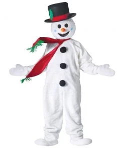 Fun World Snowman Mascot Costume For Adults