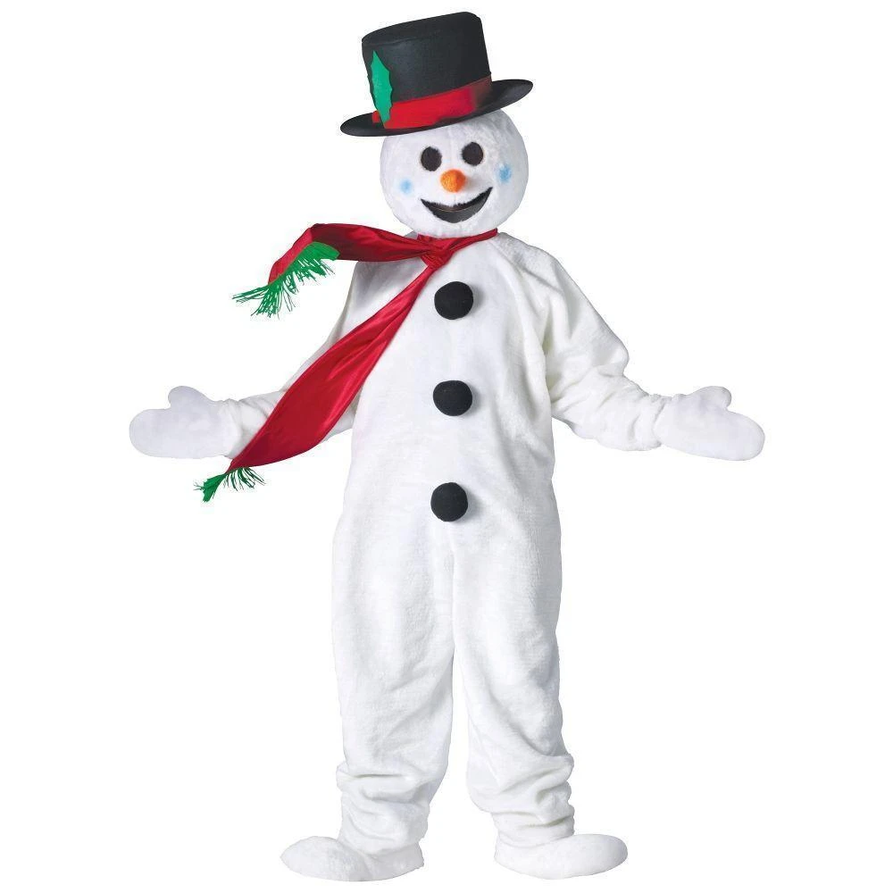 Fun World Snowman Mascot Costume For Adults 3 Fun World Snowman Mascot Costume For Adults