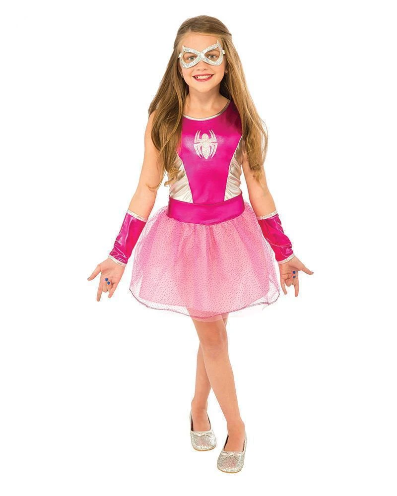 Rubie's Spider-Girl Pink Tutu Costume For Kids - Marvel Spider-Girl 3 Rubie's Spider-Girl Pink Tutu Costume For Kids - Marvel Spider-Girl