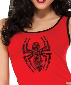 Rubie's Adults Spider-Girl Rhinestone Tank Dress - Marvel Spider-Girl