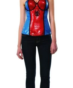Rubie's Spider-Girl Sequined Corset For Adults - Marvel Spider-Girl