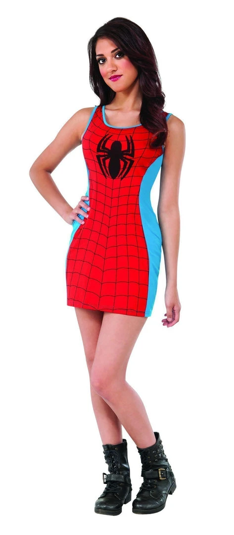 Rubie's Spider-Girl Tank Dress For Adults - Marvel Spider-Girl 3 Rubie's Spider-Girl Tank Dress For Adults - Marvel Spider-Girl