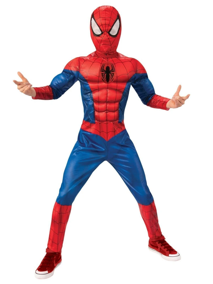Rubie's Spider-Man Deluxe Lenticular Costume For Kids & Tweens - Marvel Spider-Man 3 Rubie's Spider-Man Deluxe Lenticular Costume For Kids & Tweens - Marvel Spider-Man