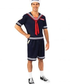 Rubie's Steve 'Scoops Ahoy Uniform Deluxe Costume For Adults - Netflix Stranger Things