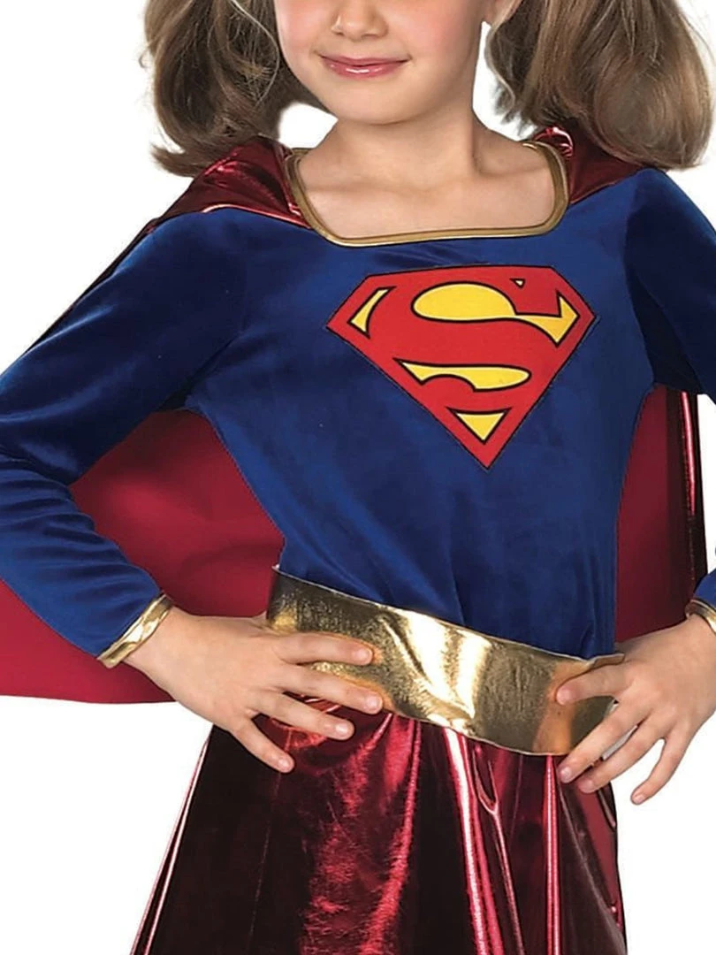 Rubie's Supergirl Deluxe Costume For Kids - Warner Bros DC Comics 4 Rubie's Supergirl Deluxe Costume For Kids - Warner Bros DC Comics