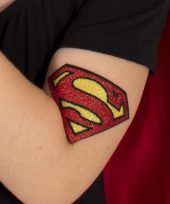 Rubie's Adults Supergirl Glitter Tattoo - Warner Bros DC Comics