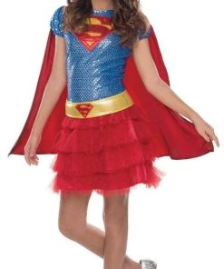 Rubie's Supergirl Premium Sequin Costume For Kids - Warner Bros DC Comics