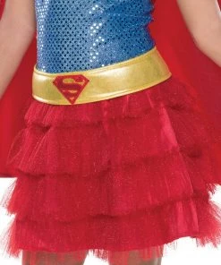 Rubie's Supergirl Premium Sequin Costume For Toddlers - Warner Bros DC Comics Kids