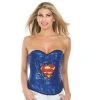 Rubie's Supergirl Sequin Corset For Adults - Warner Bros DC Comics