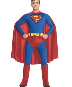 Rubie's Superman Costume For Adults - Warner Bros DC Comics