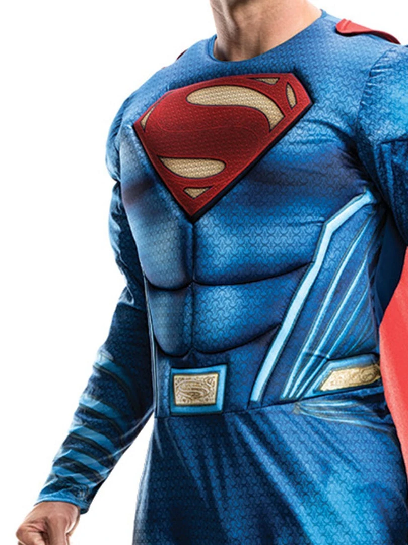 Rubie's Superman Deluxe Costume For Adults - Warner Bros Dawn Of Justice 4 Rubie's Superman Deluxe Costume For Adults - Warner Bros Dawn Of Justice
