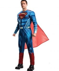 Rubie's Superman Deluxe Costume For Adults - Warner Bros Justice League