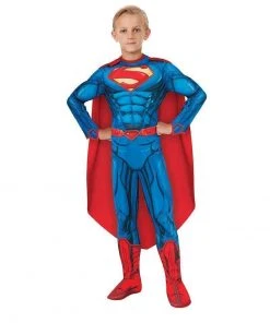 Rubie's Superman Deluxe Costume For Kids - Warner Bros DC Comics