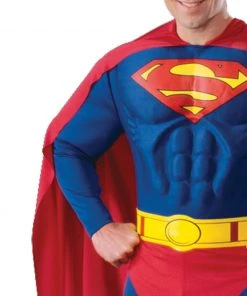 Rubie's Superman Moulded Muscle Chest Costume For Adults - Warner Bros DC Comics