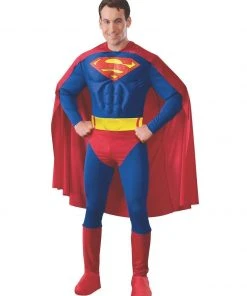 Rubie's Superman Moulded Muscle Chest Costume For Adults - Warner Bros DC Comics