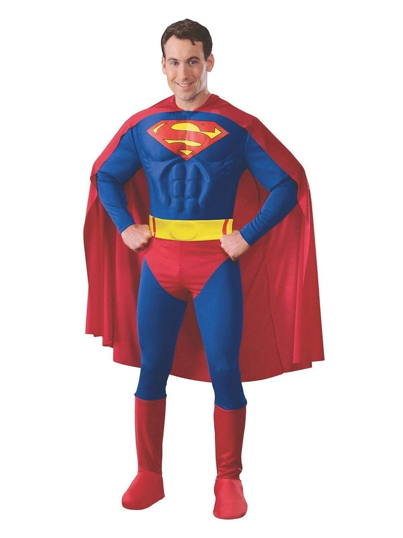 Rubie's Superman Moulded Muscle Chest Costume For Adults - Warner Bros DC Comics 3 Rubie's Superman Moulded Muscle Chest Costume For Adults - Warner Bros DC Comics