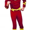 Rubie's The Flash Deluxe Muscle Chest Costume For Adults - Warner Bros DC Comics