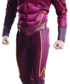 Rubie's The Flash Deluxe Muscle Chest Costume For Adults - Warner Bros Justice League