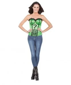Rubie's The Riddler Ribbon Corset For Adults - Warner Bros DC Comics